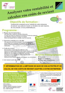Plaquette Calculer votre Prix de revient v2015